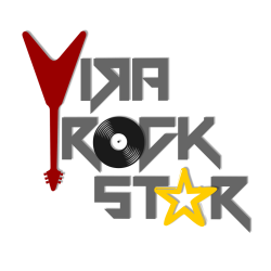 Vira Rock Star - TRANSPARENTE - logo grande